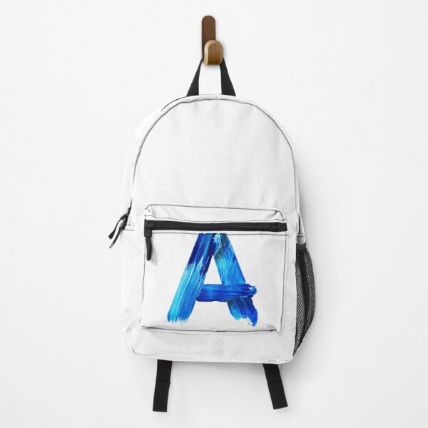 Item preview, Blue watercolor painted letter A designed and sold by Artsy Corner.