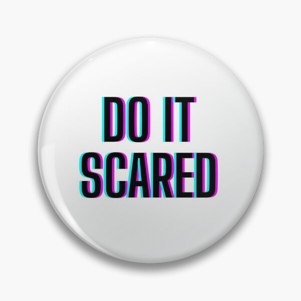 Item preview, Do it Scared - Positive Quotes - White designed and sold by LJWDesigns.