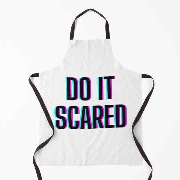 Item preview, Do it Scared - Positive Quotes - White designed and sold by LJWDesigns.