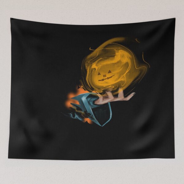 Item preview, Pumpkin on a scary hand designed and sold by vibeno1.