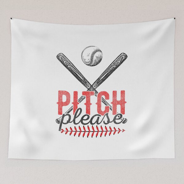 Item preview, Pitch Please Funny Baseball Softball Season designed and sold by artworkbyrihen.