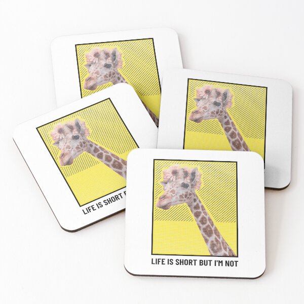 Item preview, Giraffe Life is Short But I'm Not for Tall People or Not designed and sold by SobaWaveStudio.