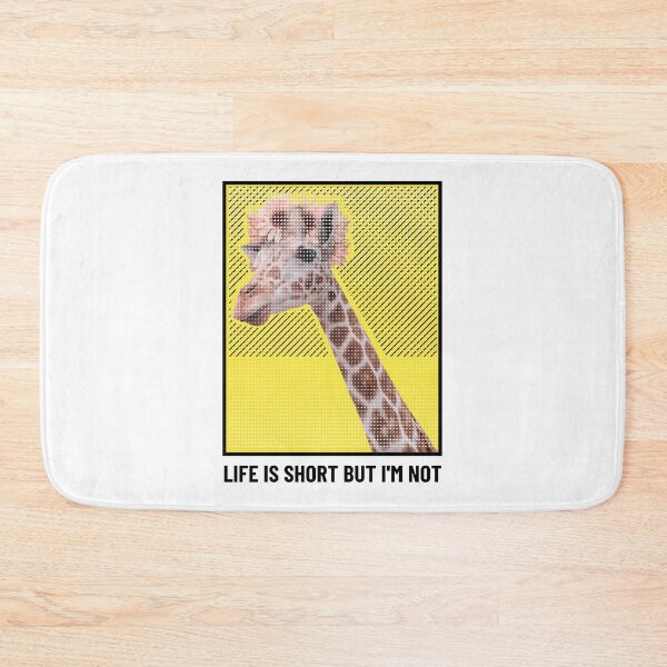 Item preview, Giraffe Life is Short But I'm Not for Tall People or Not designed and sold by SobaWaveStudio.