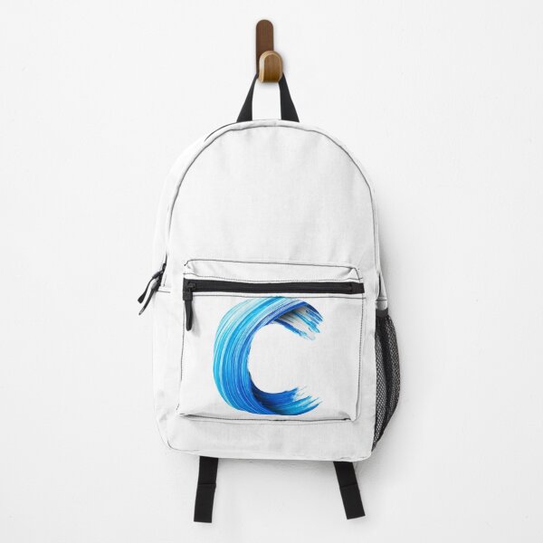 Item preview, Blue watercolor painted letter C designed and sold by Artsy Corner.