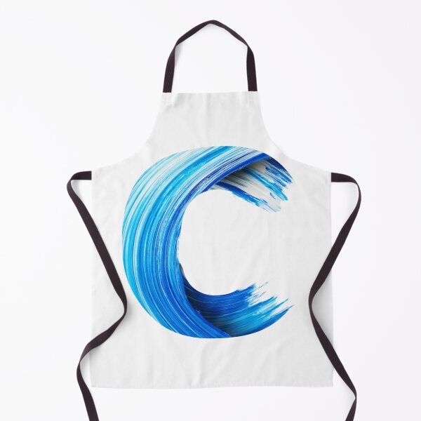 Item preview, Blue watercolor painted letter C designed and sold by Artsy Corner.