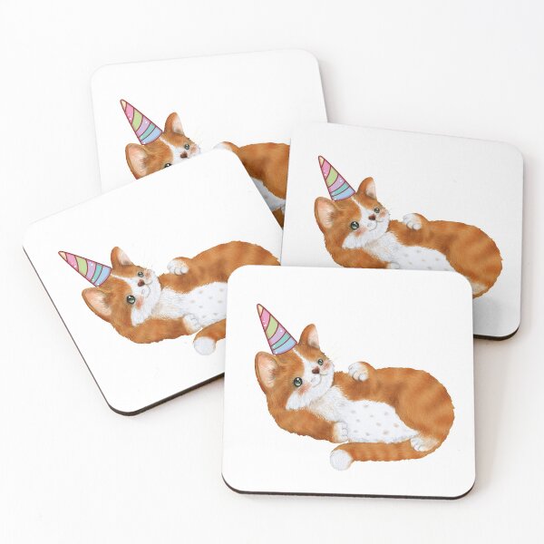 Item preview, Cutest unicorn cat  designed and sold by Designhub14.