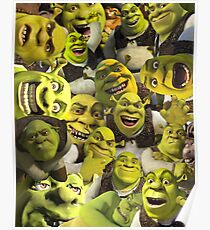 Shrek Collage Poster