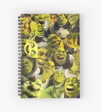 Shrek Collage Spiral Notebook
