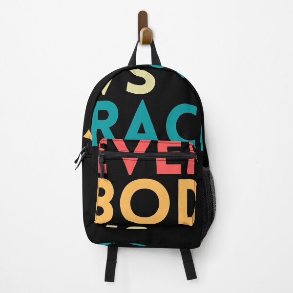 Item preview, EVERYBODY VS RACISM VERSUS RACISM AGAINST RACISM RETRO COLORS designed and sold by DIGITALENT.