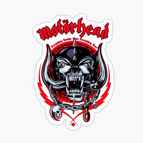 Lemmy head 3 Sticker