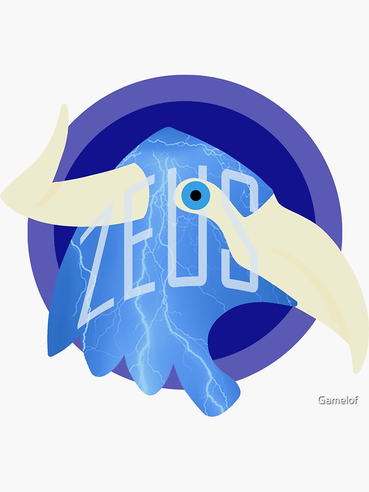 "Zeus Symbols Logo" Sticker for Sale by Gamelof Redbubble