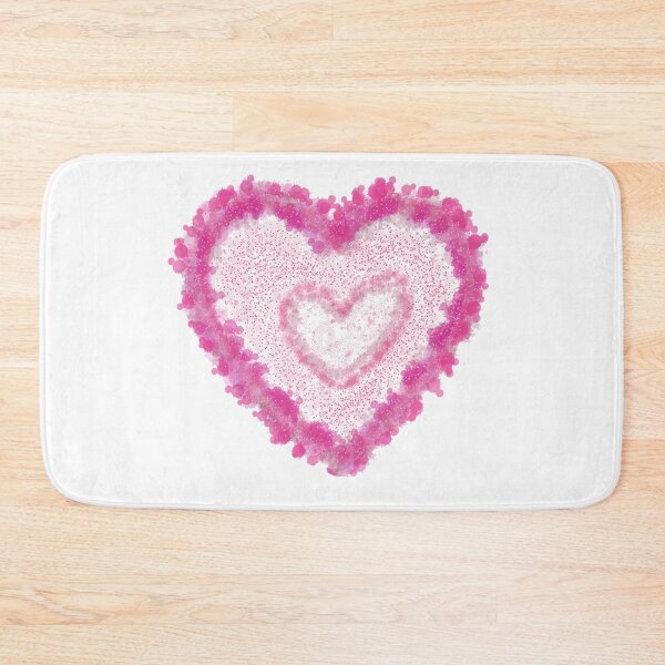 Item preview, Pink and White Paint Splatter Heart designed and sold by Tara Barnaba.