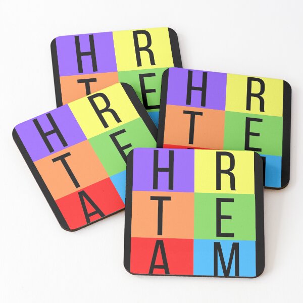 Item preview, Colorful HR TEAM logo-Human Resources designed and sold by Oreo2020 Creations.