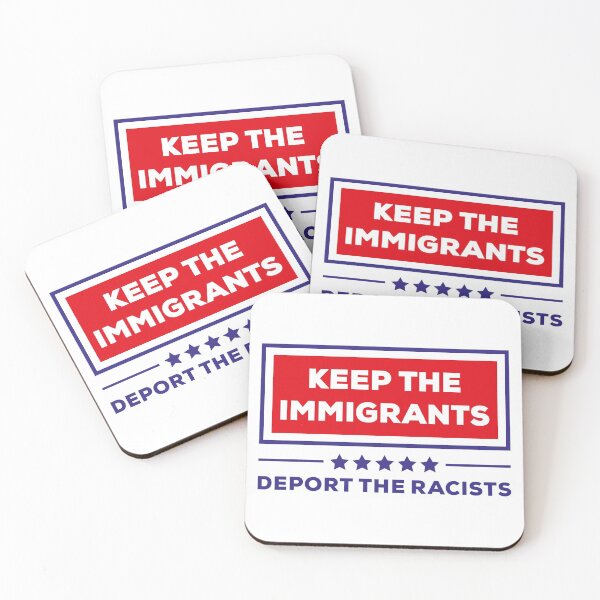 Item preview, Keep The Immigrants Deport The Racists  Funny 2020 Election Joke designed and sold by ambaart.