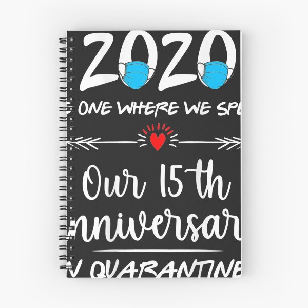 Item preview, 15th Wedding Anniversary Couples Quarantined 2020 Backside designed and sold by palaelica.