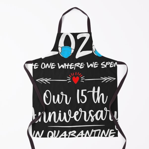 Item preview, 15th Wedding Anniversary Couples Quarantined 2020 Backside designed and sold by palaelica.