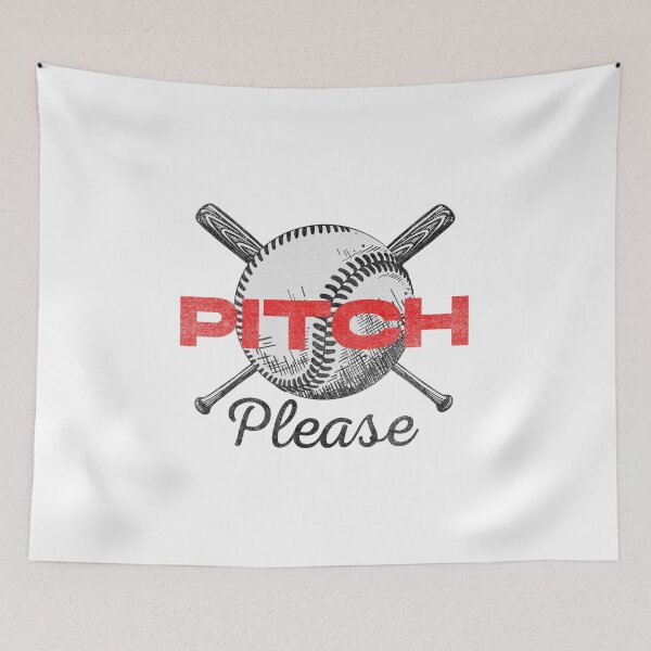 Item preview, Pitch Please Funny Baseball Softball Season designed and sold by artworkbyrihen.