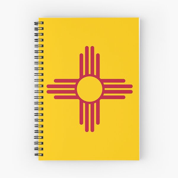 Item preview, State Flag of New Mexico, USA - Zia Sun Symbol designed and sold by SolarCross.