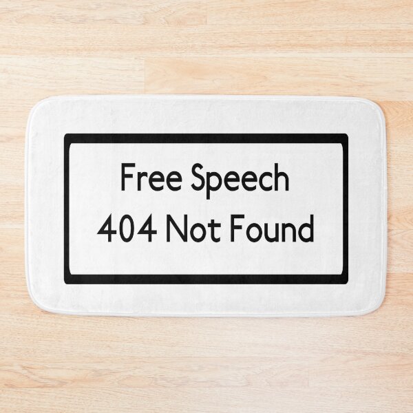 Item preview, Free Speech is under threat designed and sold by Tom Carpenter.