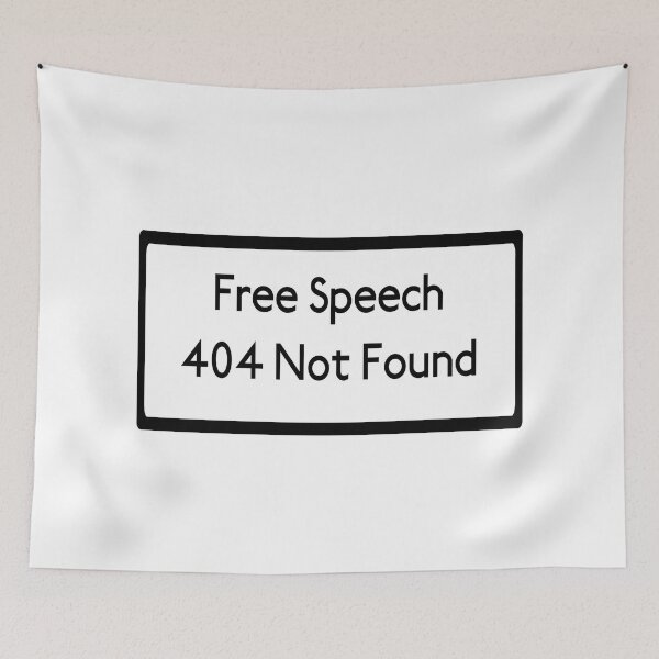 Item preview, Free Speech is under threat designed and sold by Tom Carpenter.