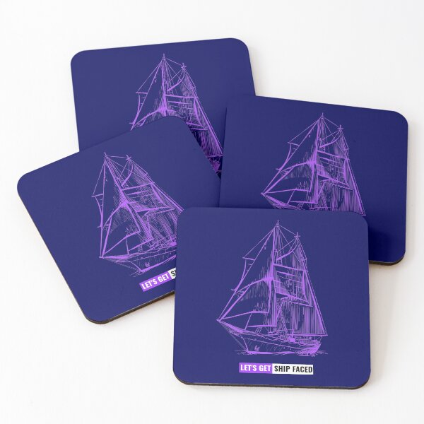 Item preview, Funny Lets Get Ship Faced Design designed and sold by benarik.