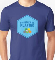 I'd rather be playing (Board games CATAN) Unisex T-Shirt