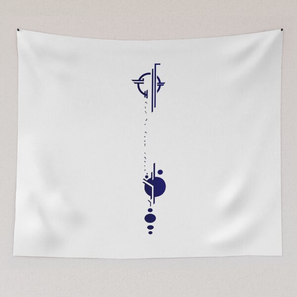 Item preview, Lexa's Tattoo dark blue graphic designed and sold by Jess-Xs.