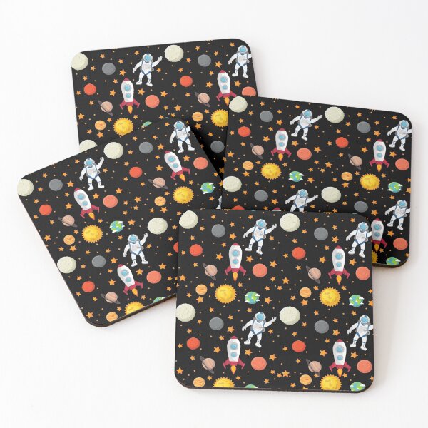 Item preview, Cute Planets with Astronaut and Rocket designed and sold by cgroenewald.