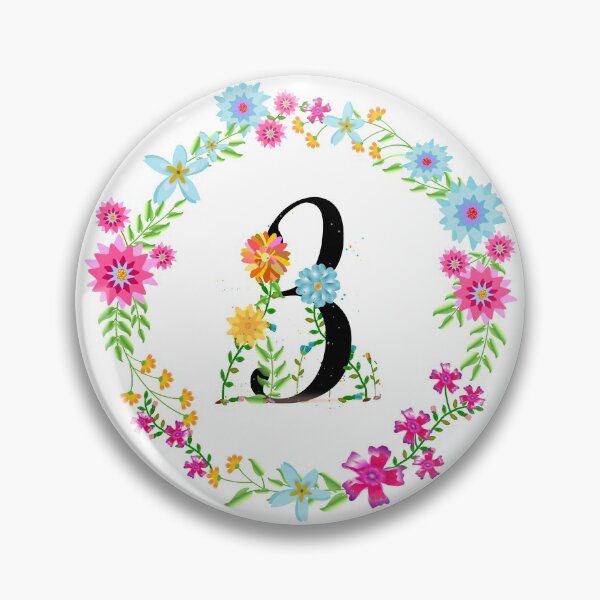 Item preview, Floral Number 3 Three designed and sold by BleuSky.