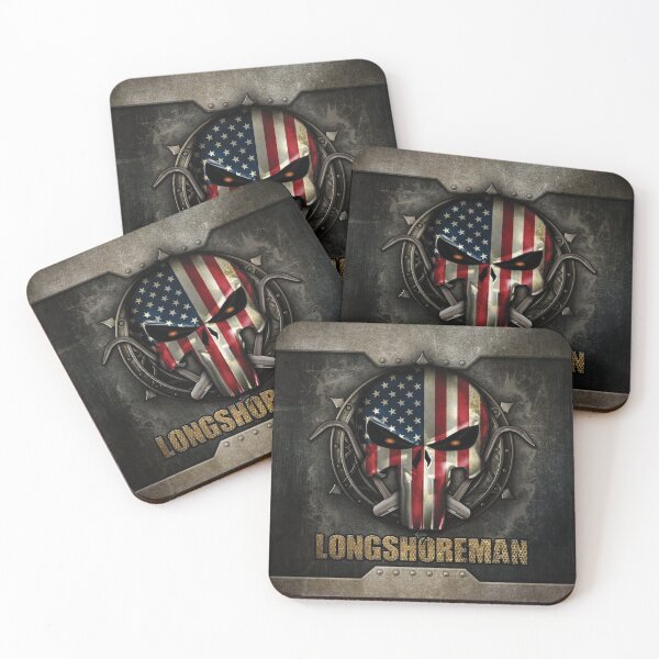 Item preview, Longshoreman US Flag Mask designed and sold by triclownmerch.