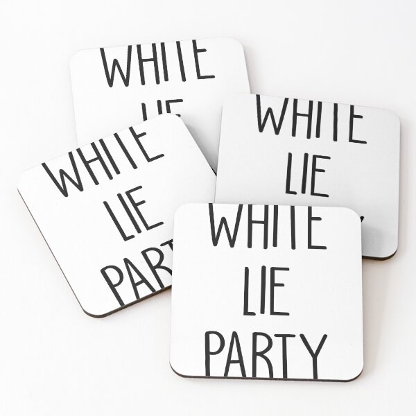 Item preview, White lie party designed and sold by mographicdesign.