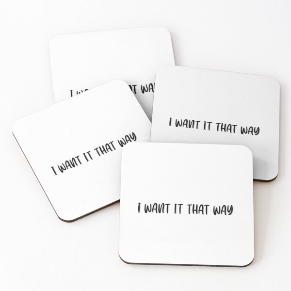 Item preview, I want it that way designed and sold by MichalC.