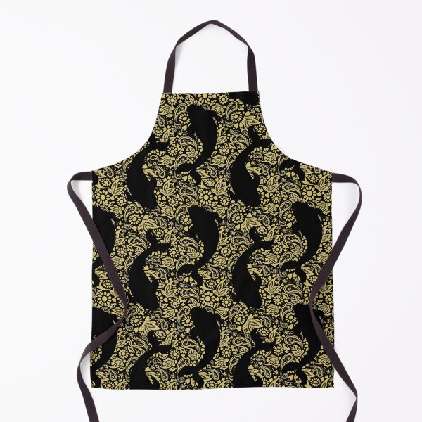 Item preview, Black Decorative Koi Art designed and sold by CreativeBridge.