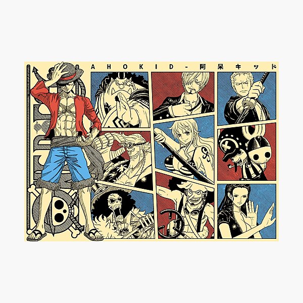 Mugiwara Pirates Crew Photographic Print
