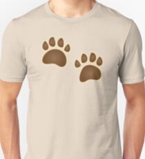 Bear paw prints Unisex T-Shirt