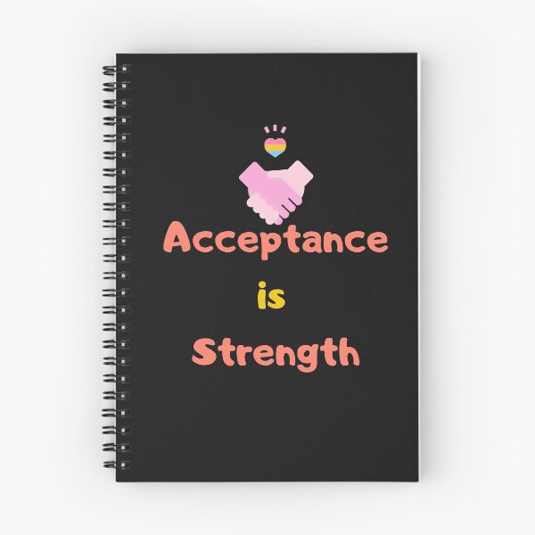 Item preview, Acceptance is Strength designed and sold by MyMotivation.