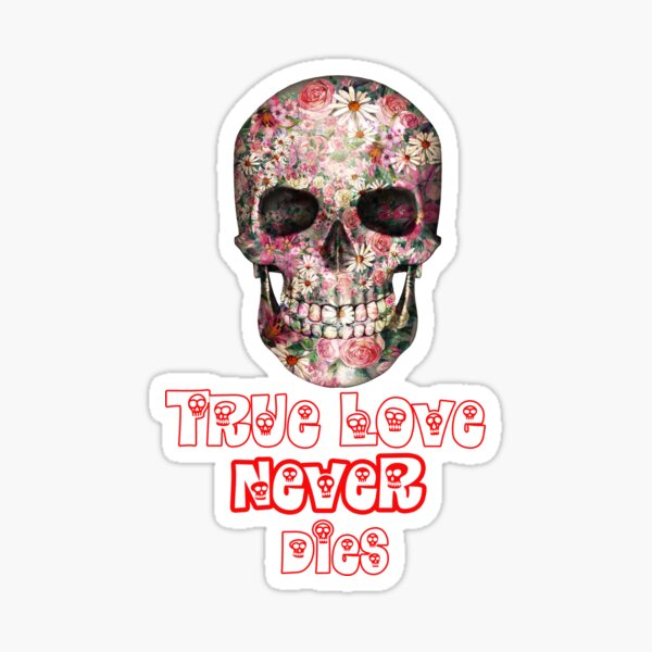 Sugar Skull Couple Stickers Redbubble