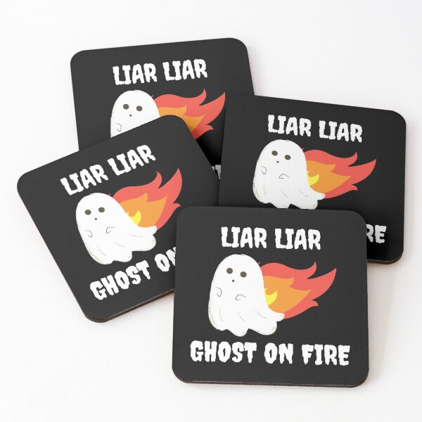 Item preview, Halloween Horror - Liar Liar Ghost On Fire designed and sold by Rhu Creations.