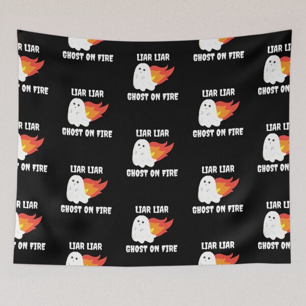 Item preview, Halloween Horror - Liar Liar Ghost On Fire designed and sold by Rhu Creations.