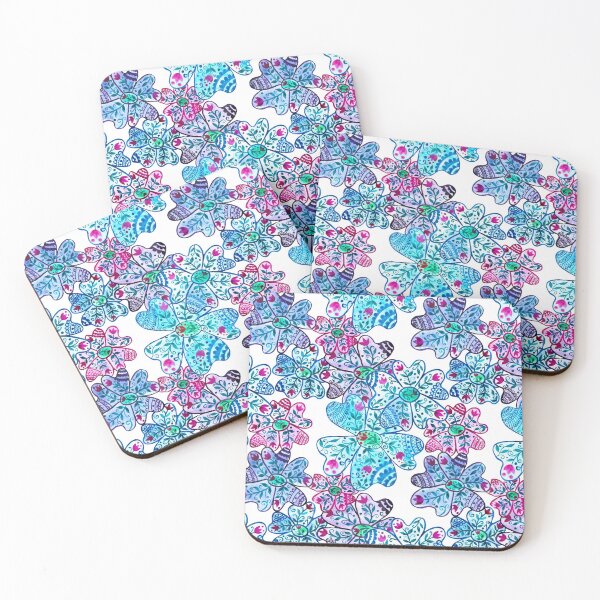 Item preview, Flower watercolor pattern designed and sold by Pretzel-G92.