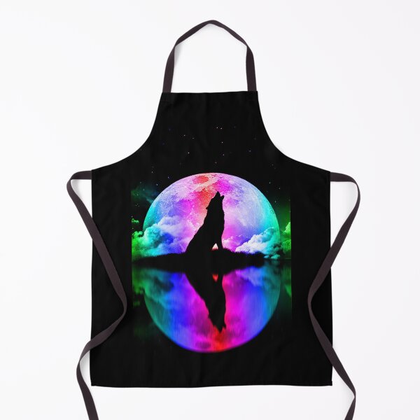 Item preview, Rainbow Howling Wolf designed and sold by KellyJanosko-bd.