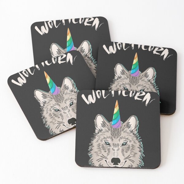 Item preview, Funny Wolficorn Unicorn Wolf Halloween Party Easy Costume designed and sold by palaelica.