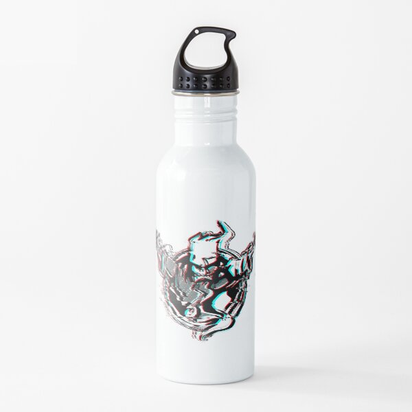 Thunderdome Wizard logo glitchy Water Bottle