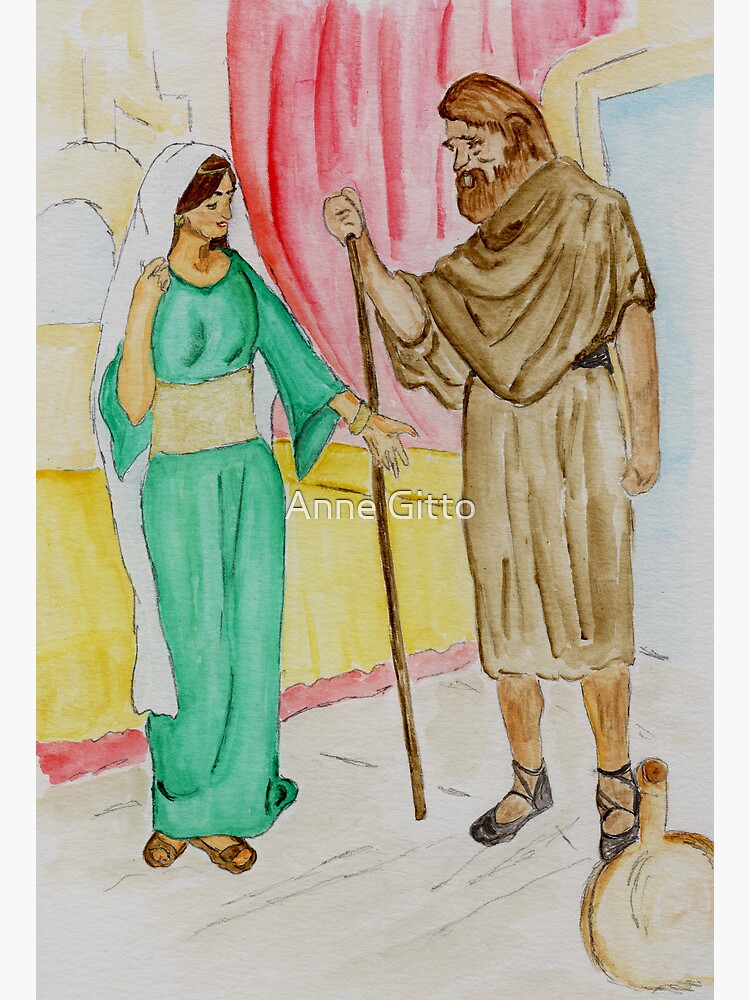 "Elisha and the Shunammite Woman .. 2 Kings 4:8-37" Poster by AnneG