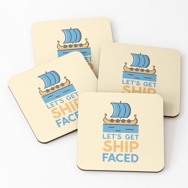 Item preview, Funny Lets Get Ship Faced Design designed and sold by benarik.