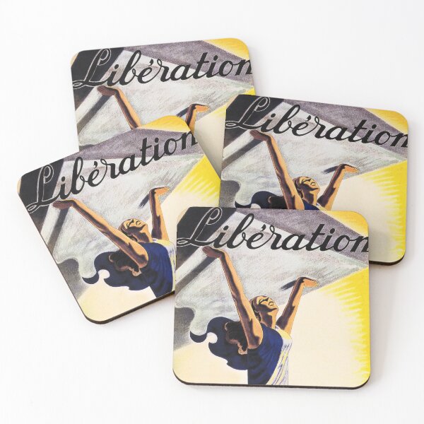 Item preview, LIBERATION France WWII Vintage War Propaganda designed and sold by retroposters.