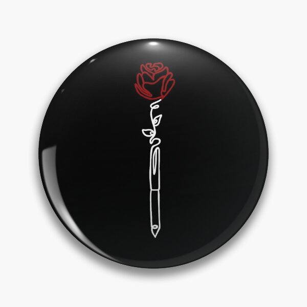 Artikelvorschau, Stift mit Rose entworfen und verkauft von daniellaaagrace.