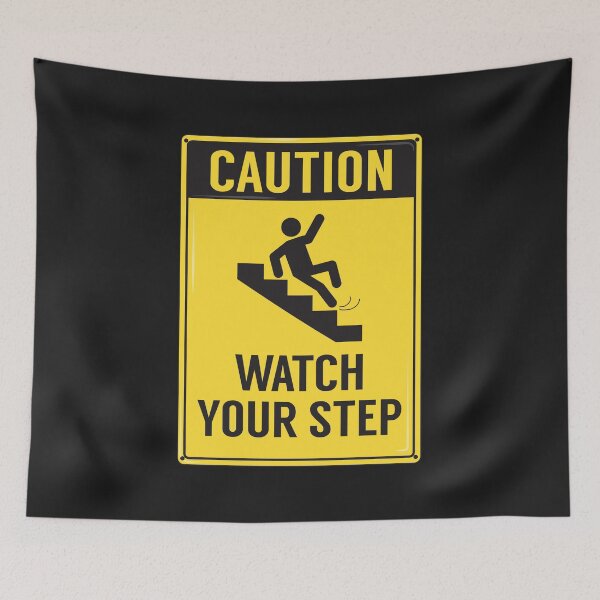 Item preview, Warning Sign designed and sold by Yomna Mk.