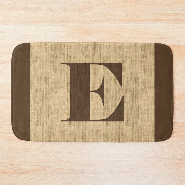 Item preview, Monogram Burlap Initial E designed and sold by Elsy's Art.