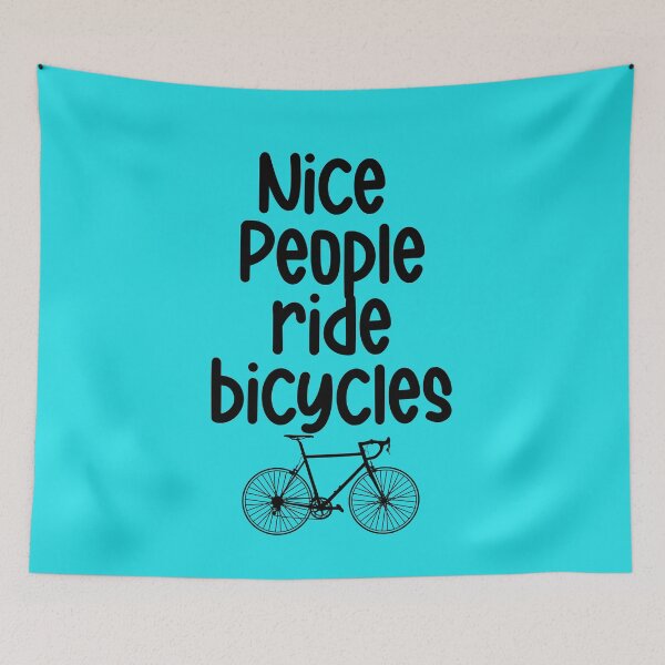 Item preview, Nice People Ride Bicycles designed and sold by themaskgod.